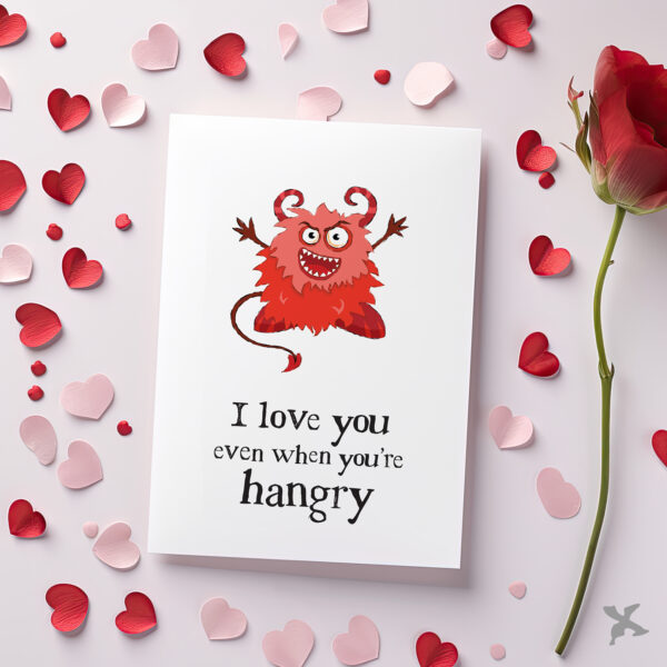 Hangry Devil • Greeting Card