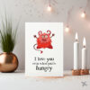Hangry Devil • Greeting Card