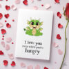 Hangry Dragon • Greeting Card