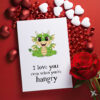 Hangry Dragon • Greeting Card