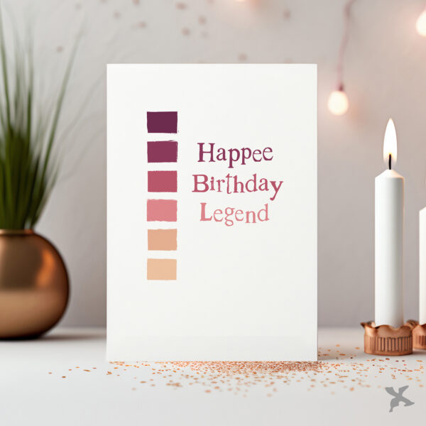 Happee Birthday Legend • Greeting Card