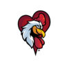Rooster Heart • Women's T-Shirt
