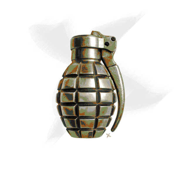 Gimmix T Shirt Grenade 0926 graphic